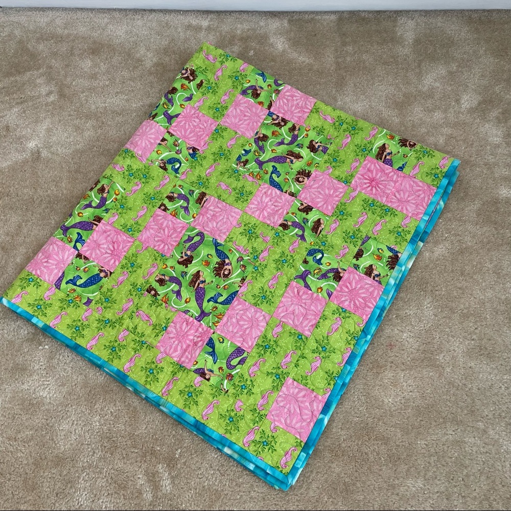 Baby Handmade Mermaid Quilt